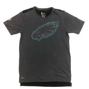 NFL On Field Apparel Eagles -Men's Sz Medium -Gray Short-Sleeve Shirt 840928-060